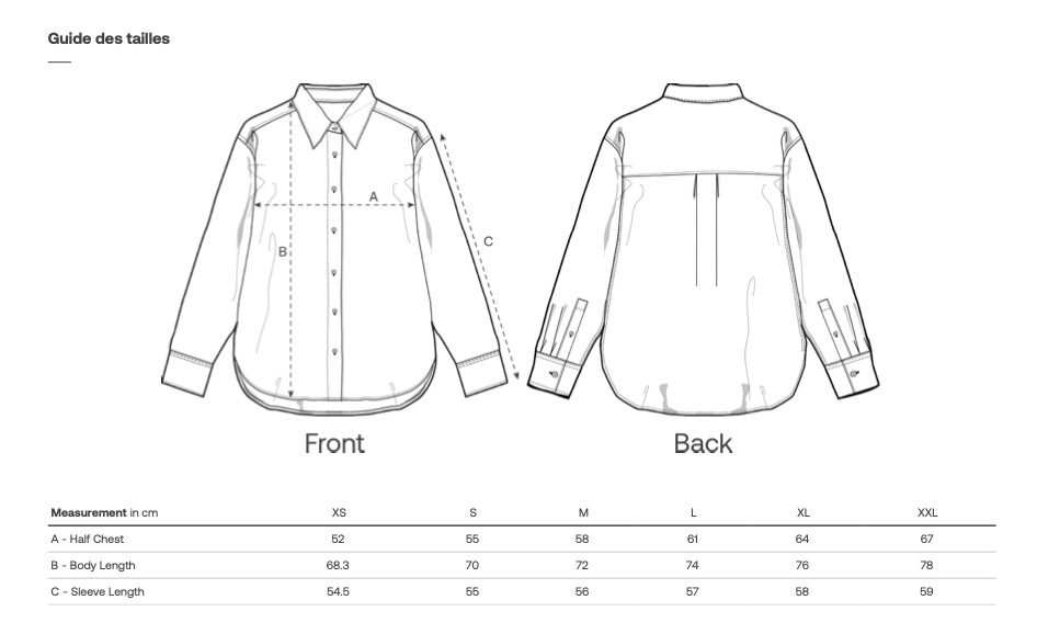 La chemise jean de Jeanne