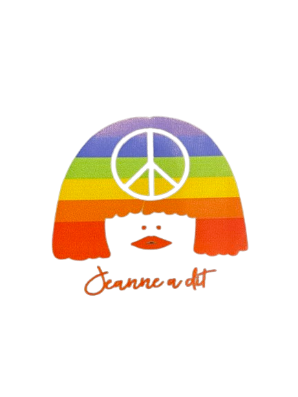 T-shirt femme en coton Bio Rosa "Peace & Love"