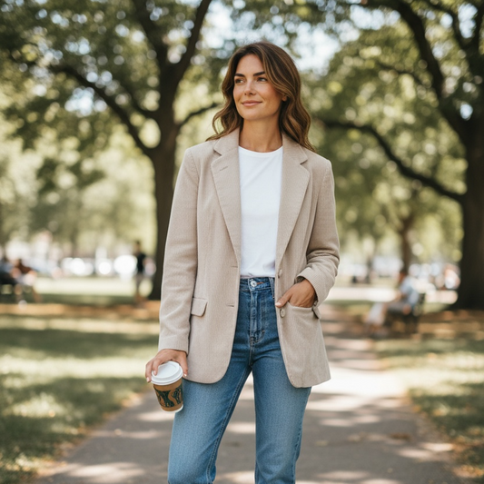 La veste vintage en velours