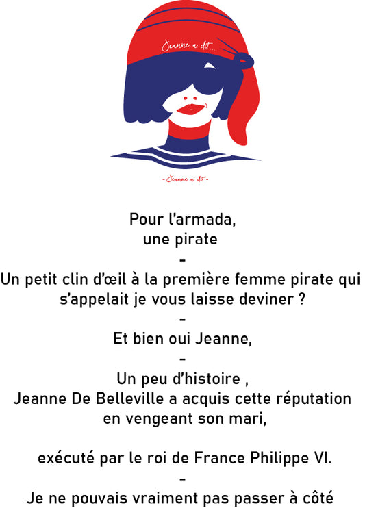 Sudadera infantil de algodón orgánico "El Pirata"