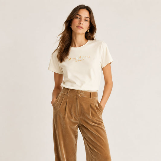 Camiseta mujer algodón orgánico "Iconic"