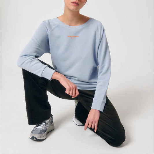 Sweat femme en coton Bio " Merci Simone"