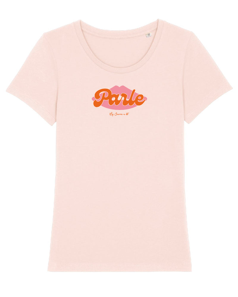 T-shirt femme en coton Bio " Parle " visuel mini
