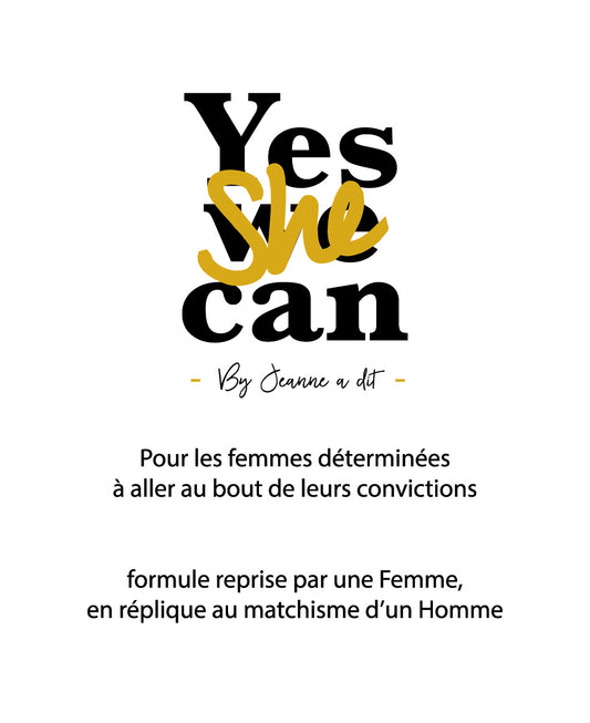 T-shirt femme Dora en coton Bio " Yes she can "