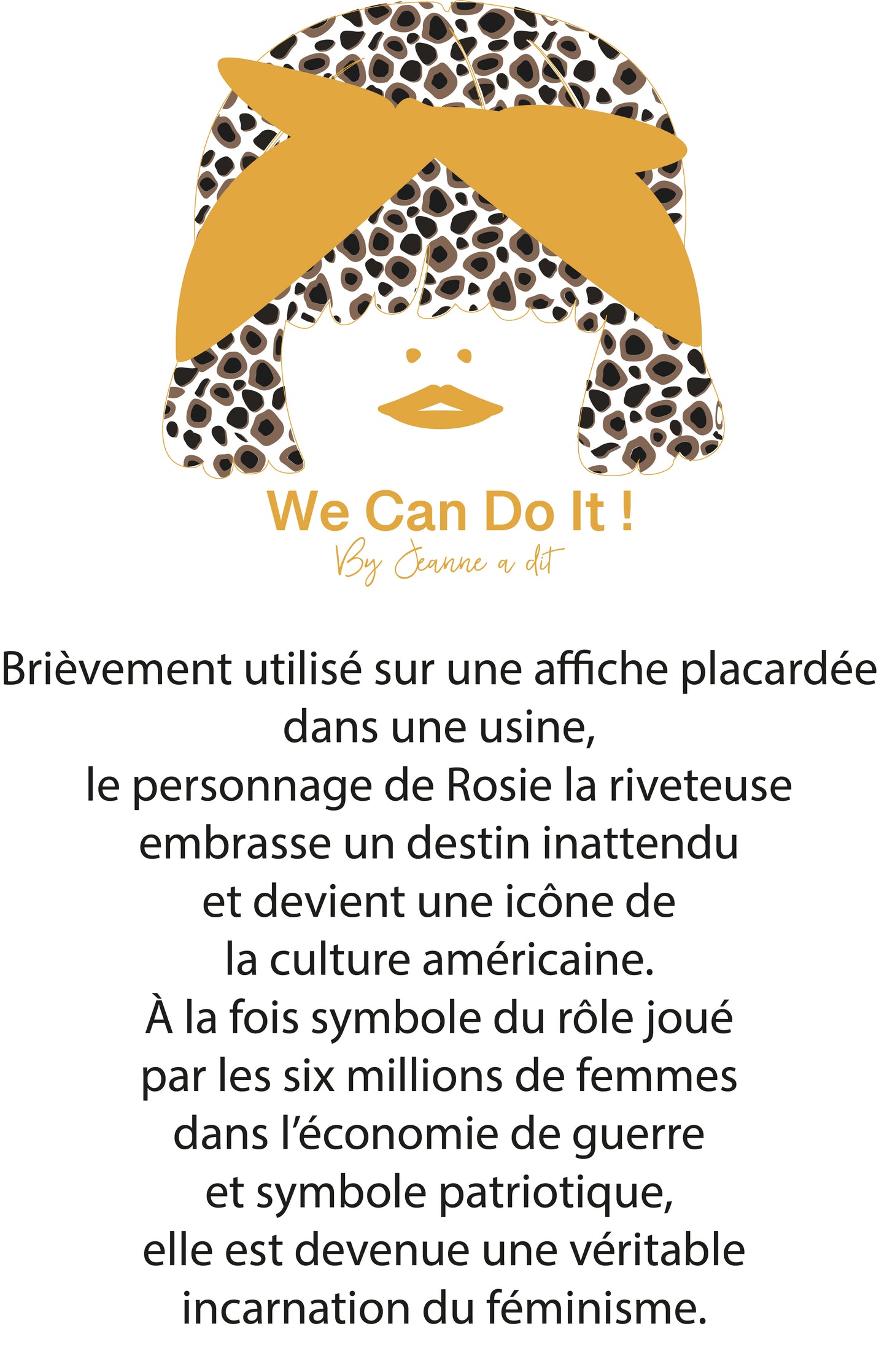Sweat BOXY femme en coton bio à capuche "we can do it"