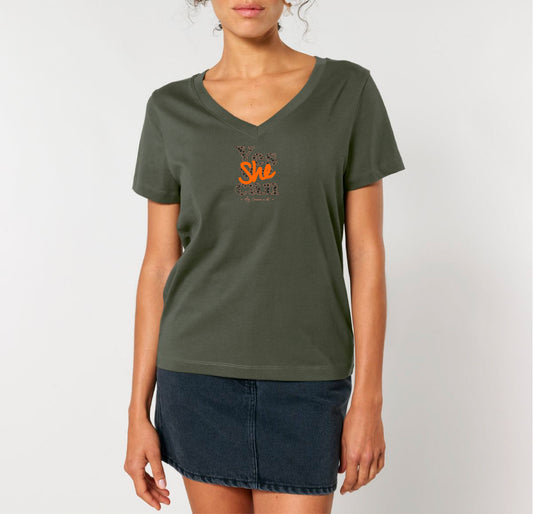 Camiseta de algodón orgánico mujer George "Colette Rebelle"