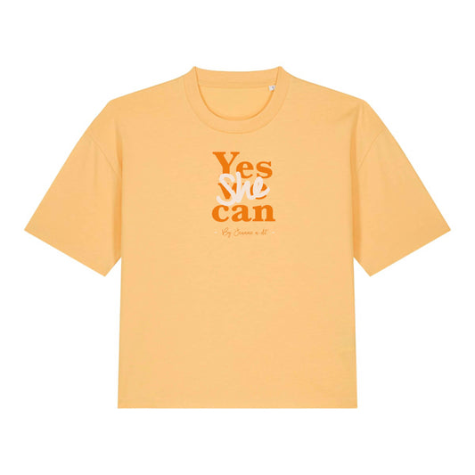 Camiseta grande de mujer de algodón orgánico "Flor"