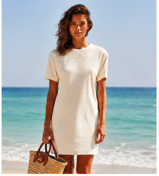 Robe en éponge femme