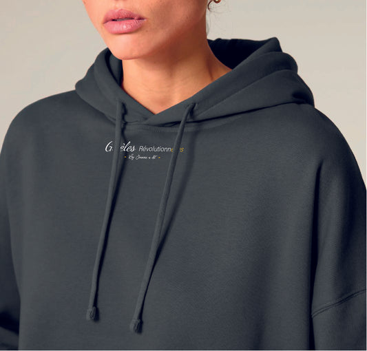 Cropissime hooded sweatshirt from "Jeanne" for women in organic cotton