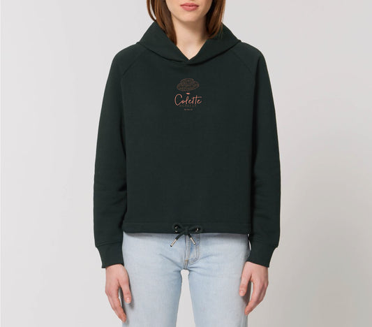 Sweat femme a capuche "Colette" léopard