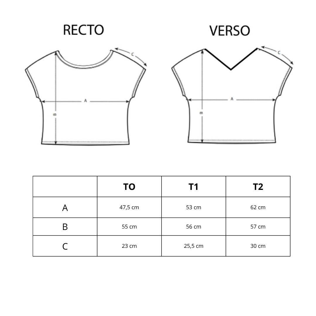 T-shirt Emma lin/coton Made in France