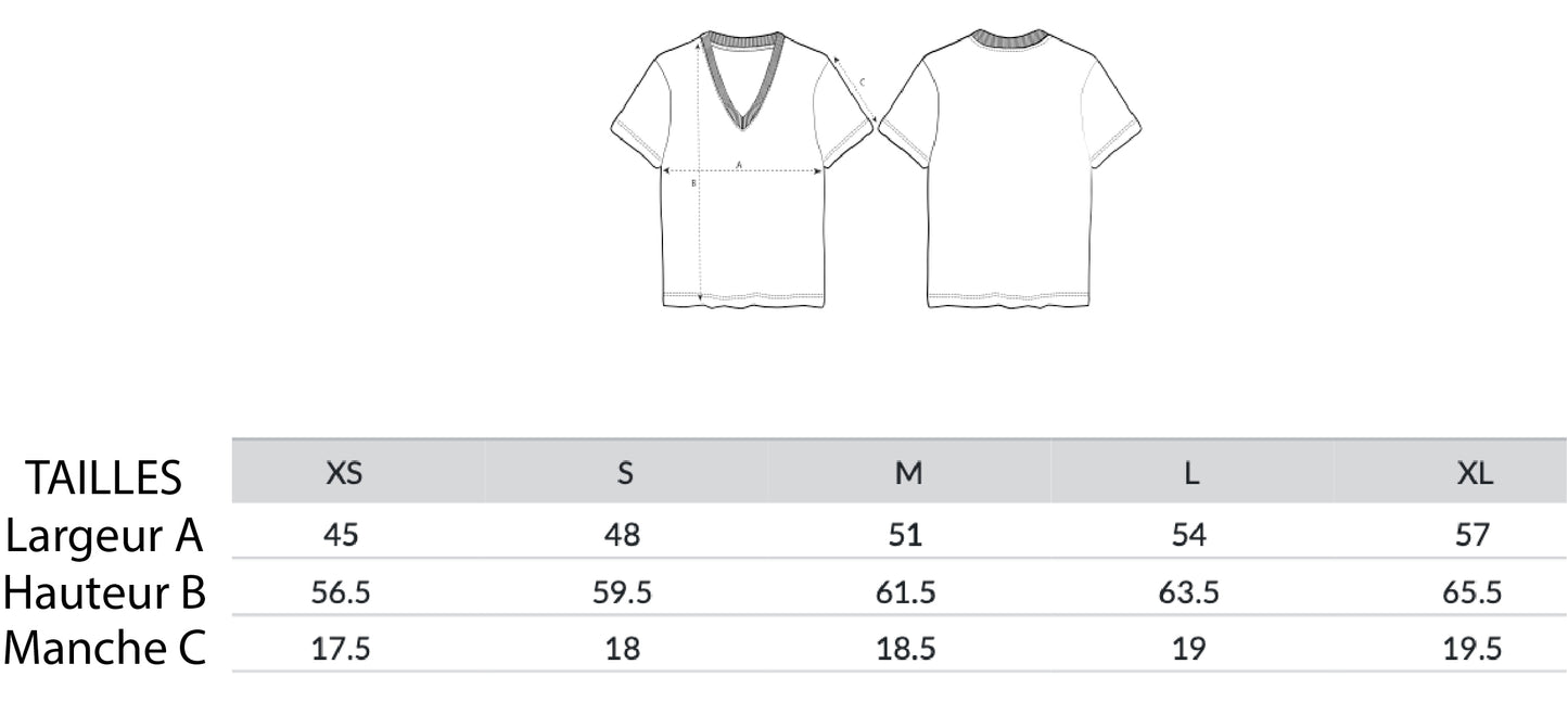 Camiseta de mujer de algodón orgánico "Colette la rebelde"