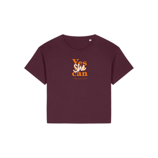 Camiseta grande de mujer de algodón orgánico "Flor"