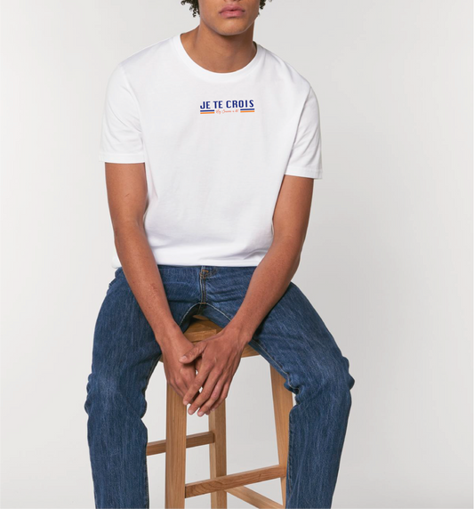 T-shirt homme en coton bio " Je te crois "