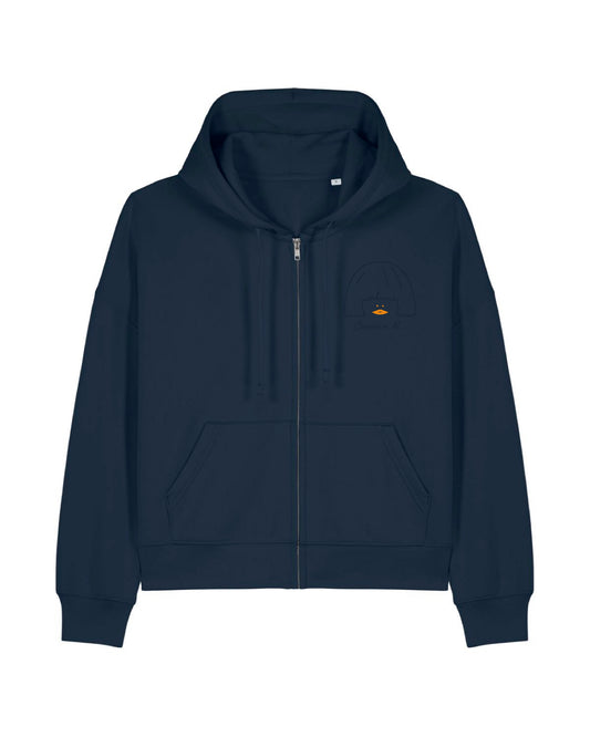 Veste sweat à Zip en coton Bio broder