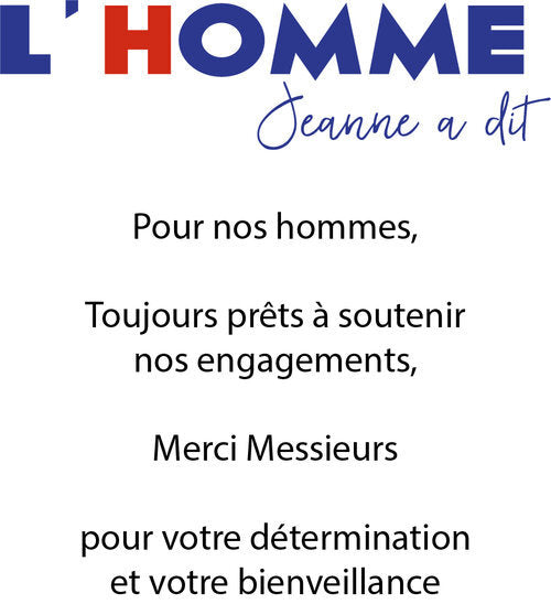 Sweat homme en coton bio " L'Homme "