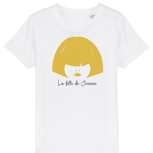 Camiseta infantil de algodón orgánico "Fille de Jeanne"
