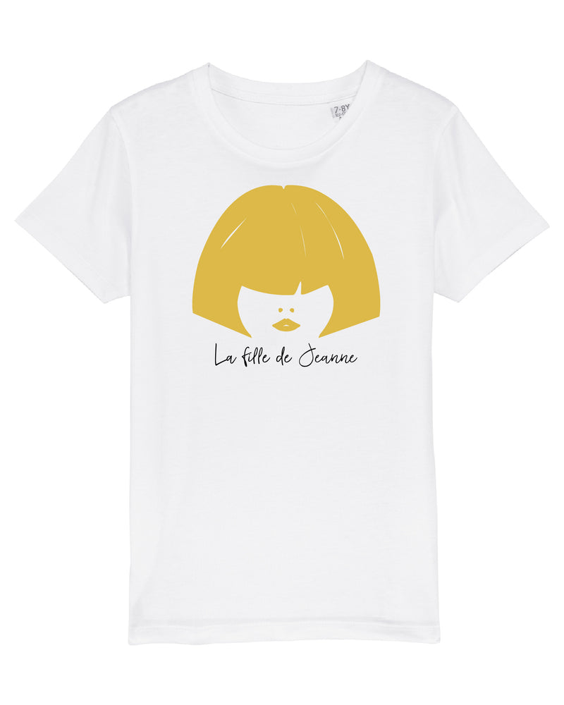 T-shirt enfant en coton bio " Fille de Jeanne "