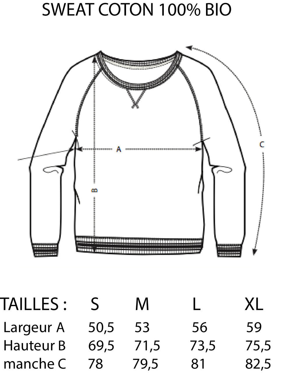 Sudadera de hombre de algodón orgánico "L'Homme"