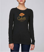 T-shirt femme à manches longues en coton Bio " Colette la rebelle "