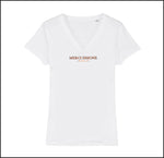 T-shirt femme en coton bio George " Merci Simone " visuel mini