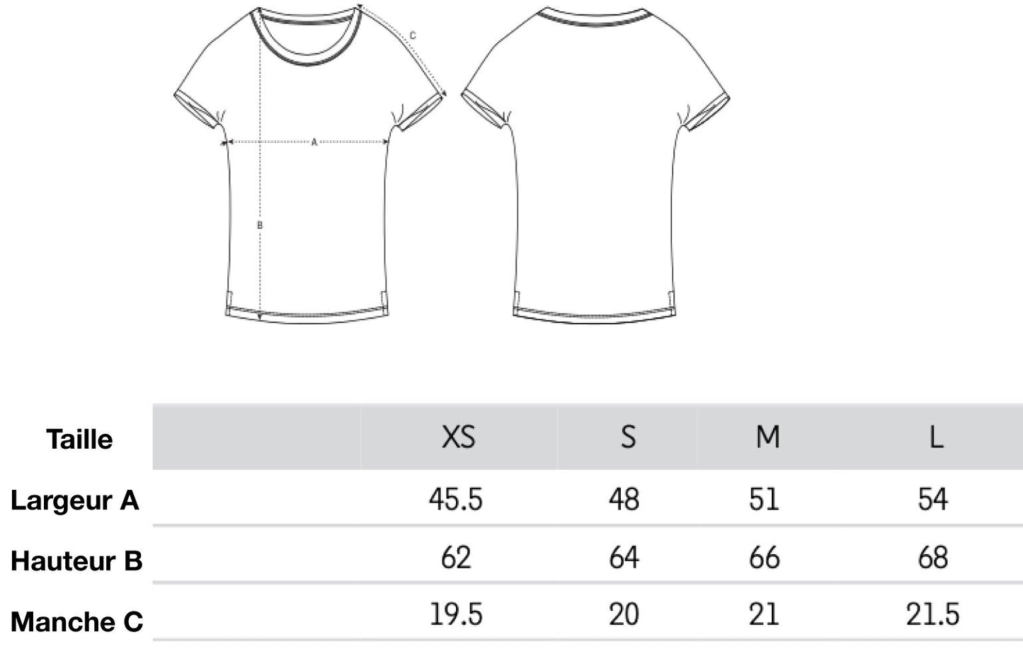 Camiseta infantil de algodón orgánico "Fille de Jeanne"