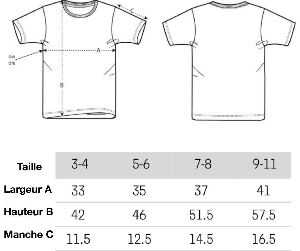 Camiseta infantil de algodón orgánico "Petit d'Hom"