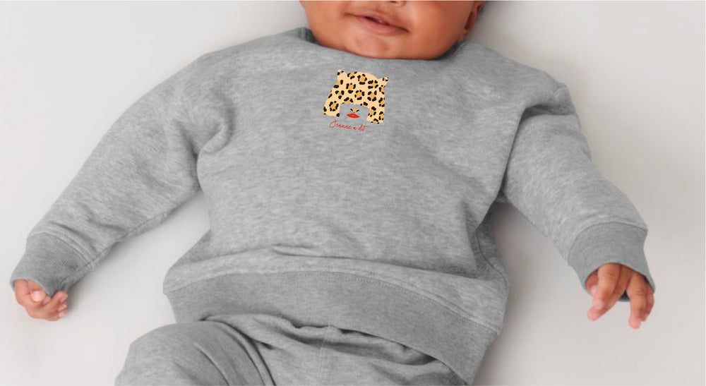 Sweat bébé en coton Bio " Grrr " visuel mini