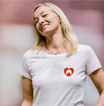T-shirt femme en coton Bio " Jeanne sur le cœur "