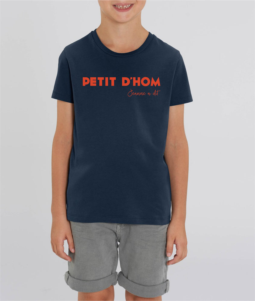 T-shirt enfant en coton bio " Petit d'Hom "