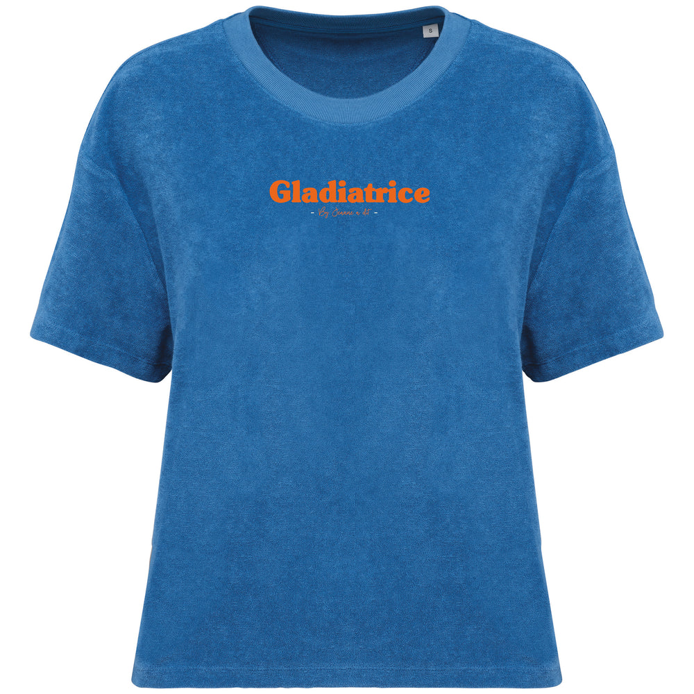 T-shirt femme en éponge Bob "Gladiatrice"