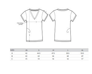 Women's organic cotton t-shirt George "Merci Simone" mini visual