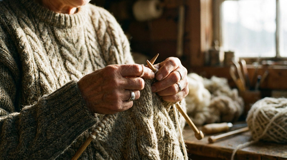 Pull Tricoté Main Made in France | Savoir-faire Jeanne a dit