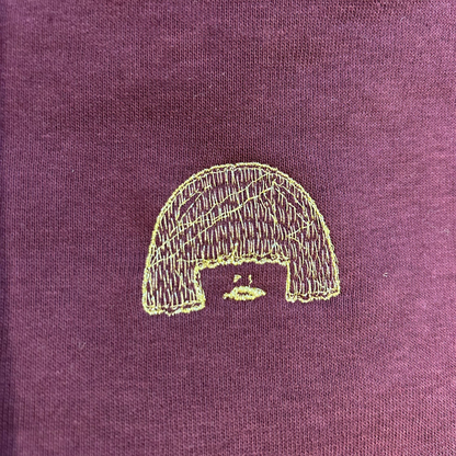 Sweat en TENCEL broderie dorée