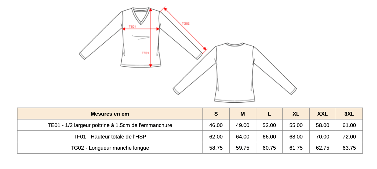 Camiseta de mujer "Iconic" de manga larga de algodón orgánico