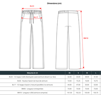 Pantalon droit pour femme