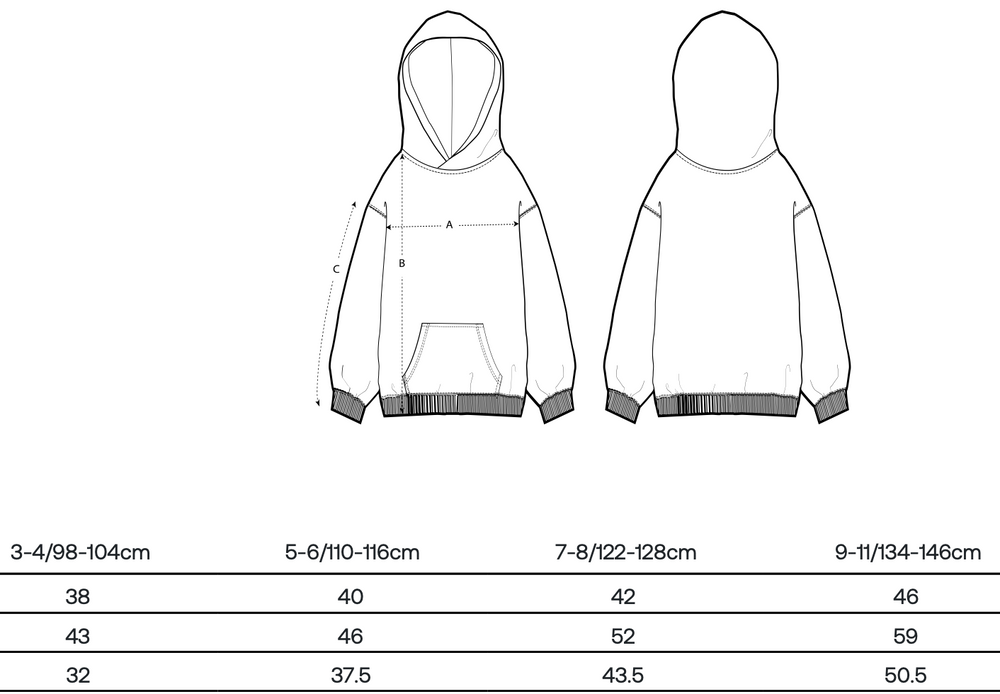 Sweat bébé à capuche en coton bio “la fille de jeanne”