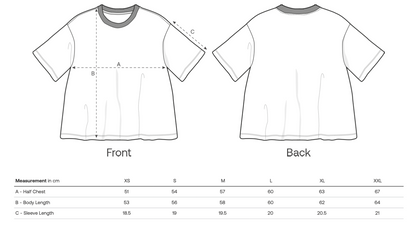 Large women's organic cotton T-shirt "Flower"