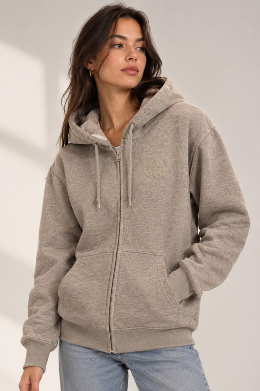 Veste a Zip fourée