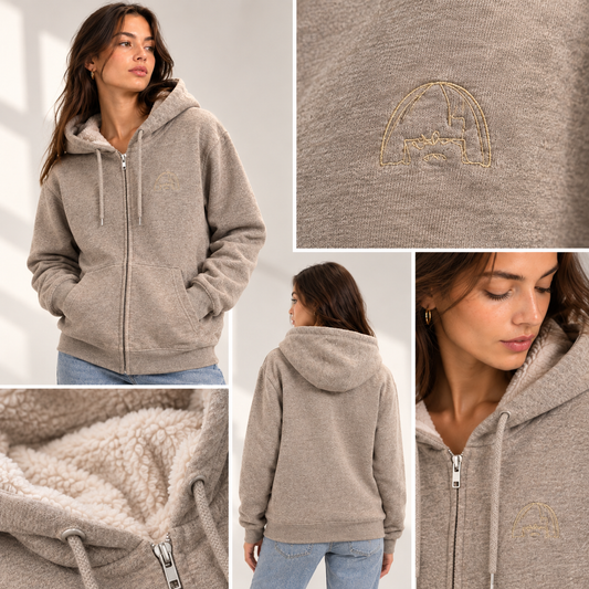 Veste a Zip fourée