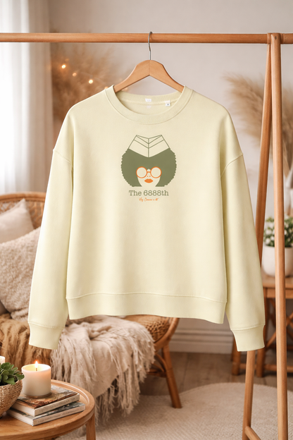 Sweat femme BOXY en coton Bio "6888th"