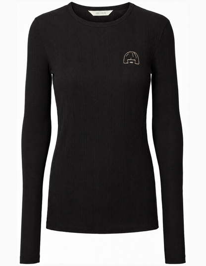 T-shirt manche longue violette