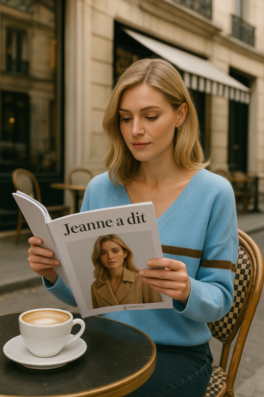 Jersey de mujer de lana merino Made in France "Héléna"