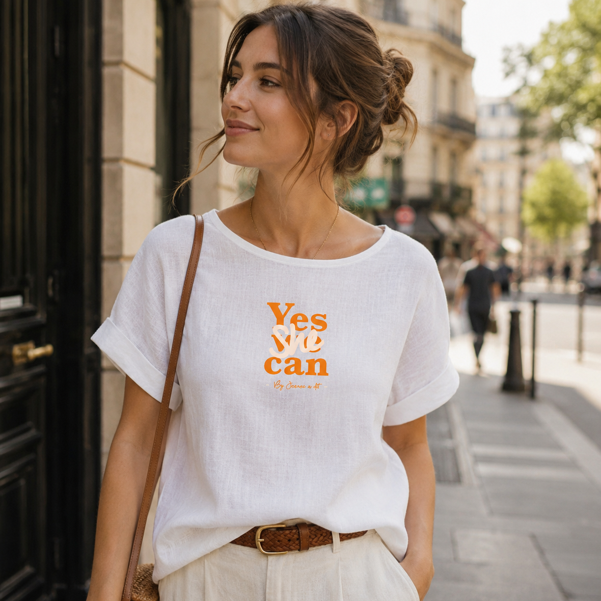 T-shirt Emma lin/coton Made in France