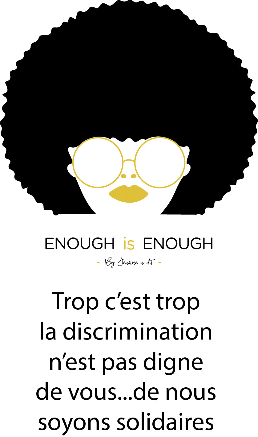 Sweat BOXY à capuche pour femme  "enough is enough "
