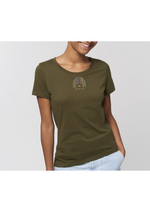 T-shirt femme en coton Bio "Bayadère " visuel mini