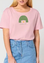 T-shirt femme en coton Bio Rosa " Iconique "
