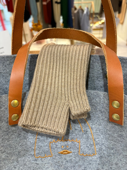 Mitaines en laine mérinos Made in France