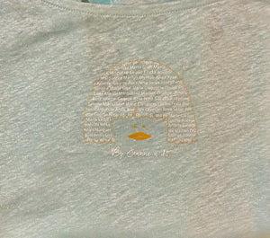 T-shirt en lin Made in France "femme d'exception"