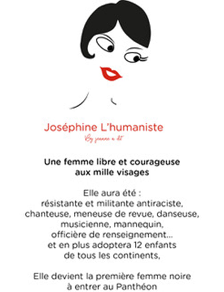 Tee-shirt Rosa " Joséphine l'humaniste " en coton Bio 🌱